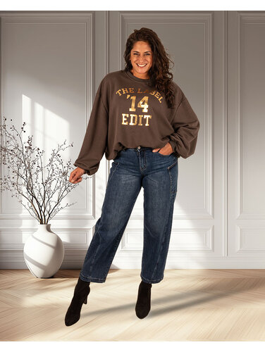 Blue jeans balloon fit van Sarah John