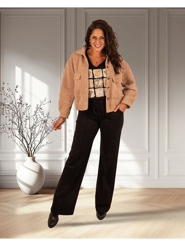 Vera Jo Zwarte jogpantalon van Vera Jo