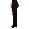 Zwarte jogpantalon met wijde pijp van Vera Jo