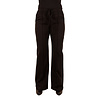 Zwarte jogpantalon met wijde pijp van Vera Jo