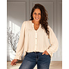 Ecru blouse crêpe van Gemma Ricceri
