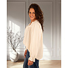 Ecru blouse crêpe van Gemma Ricceri