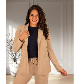 Mi  Piace Latte travelstof blazer bonded van Mi Piace