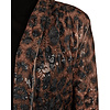 Bruin/zwarte blazer met pailletten van El vita