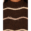 Bruin/beige trui van Perla Nera