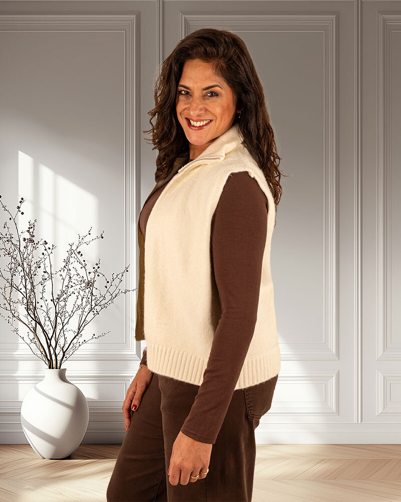 Bruin shirt lange mouw van By Swan