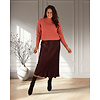Bordeaux satijnen rok van New Collection
