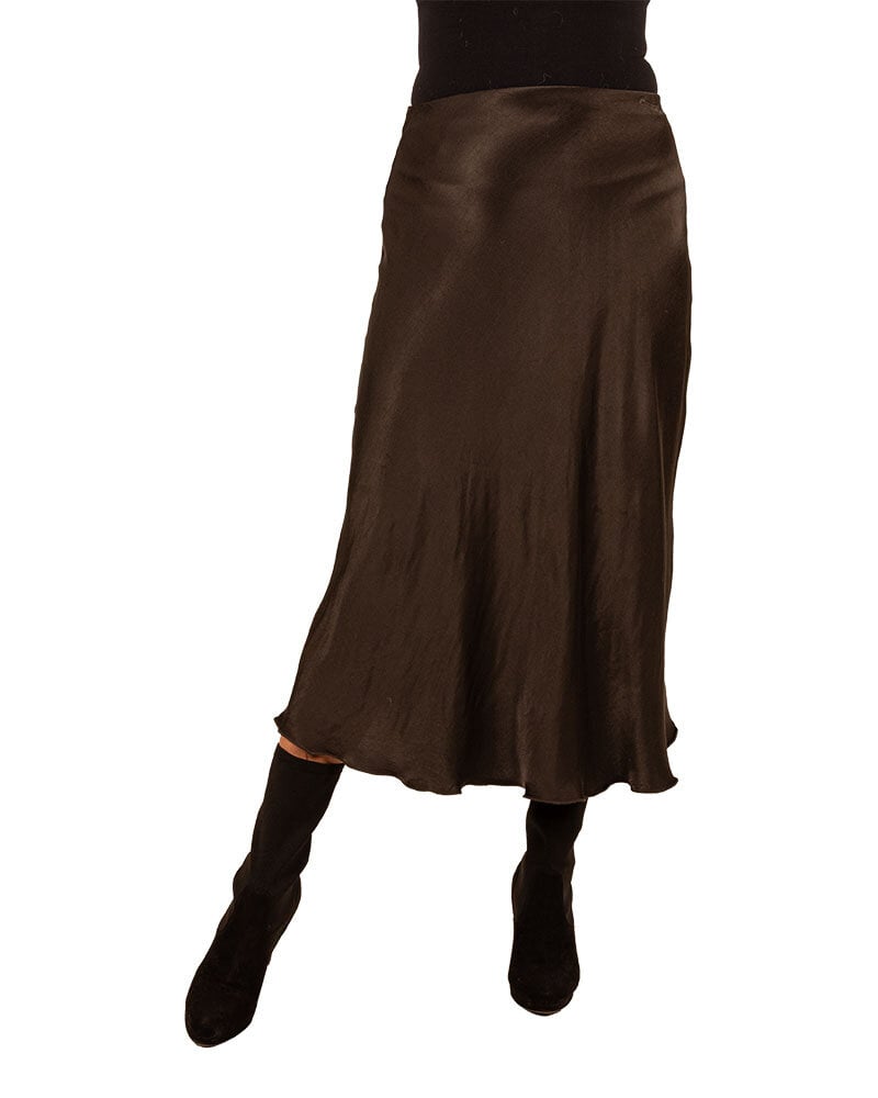 Zwarte satijnen rok van New Collection