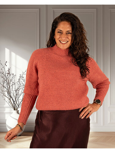 Terra Cotta trui glitter