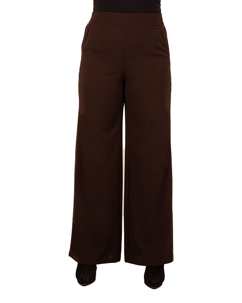 Donkerbruine pantalon van Perla Nera