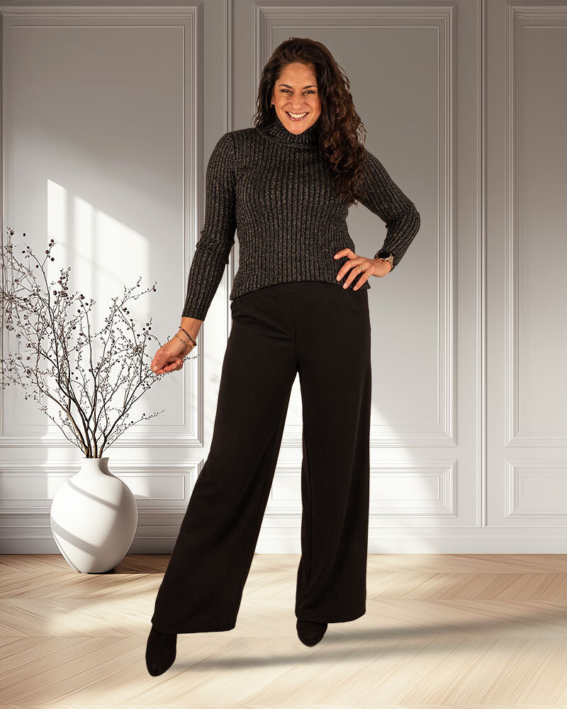 Zwarte pantalon van Perla Nera