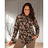 Falcon swirly print travelstof blouse van Mi Piace