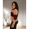 Bruin/taupe/oranje polotrui van Millenium