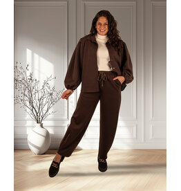 El-Vita Donkerbruine jogging ballonbroek