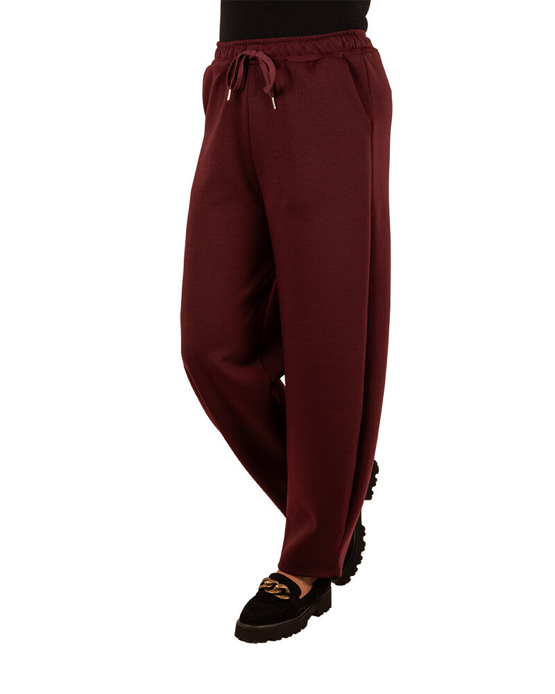 Bordeaux jogging ballonbroek van El-Vita