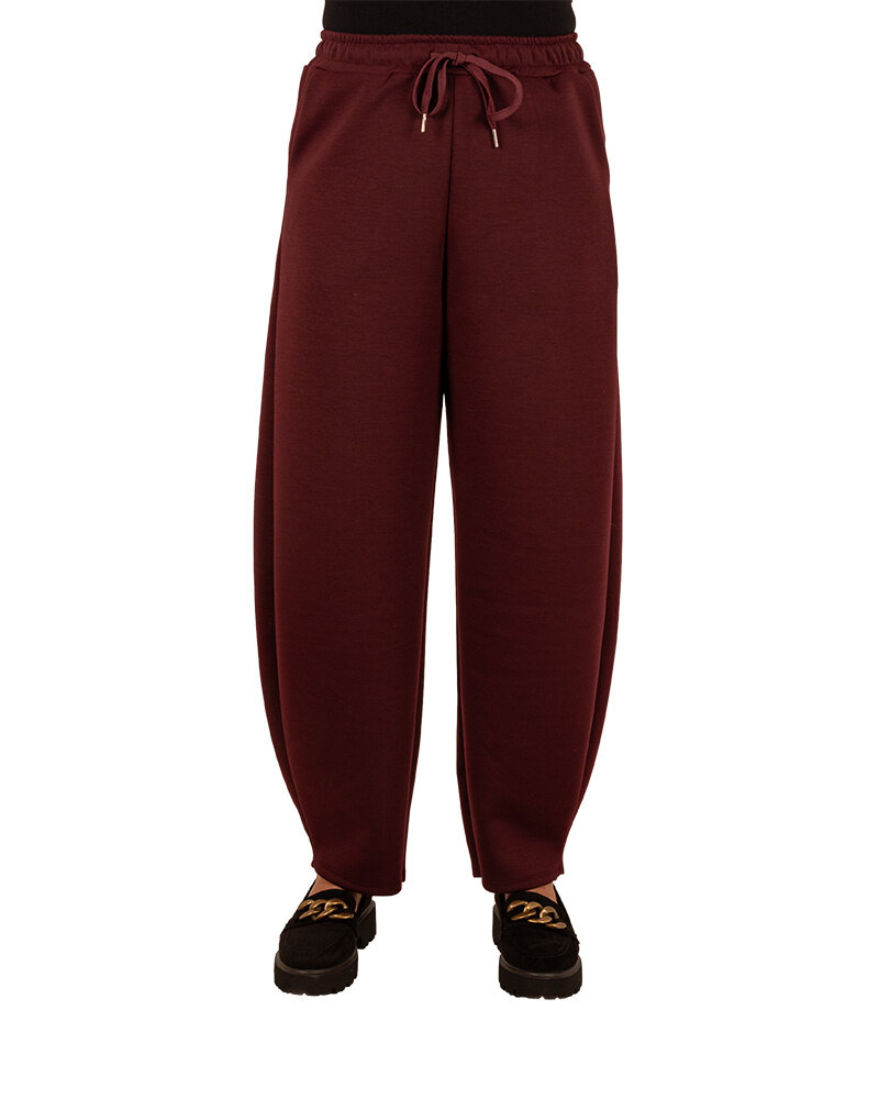 Bordeaux jogging ballonbroek van El-Vita