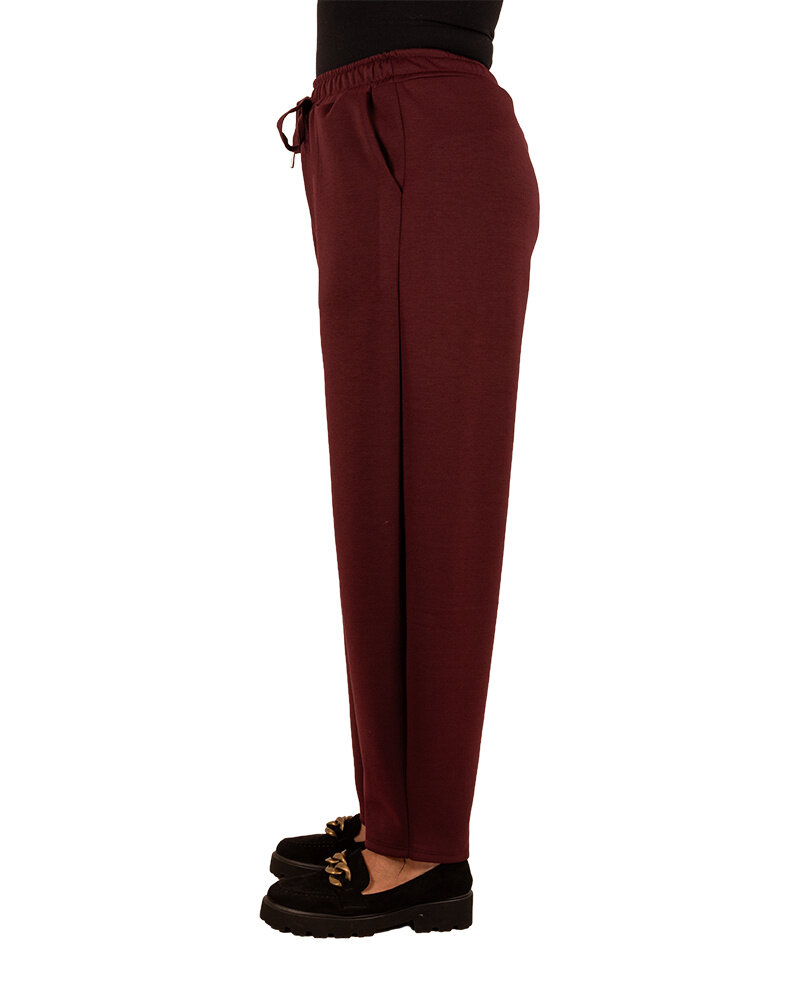 Bordeaux jogging ballonbroek van El-Vita