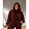 Bordeaux jogging blouse van El-Vita
