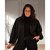 Zwarte jogging blouse van El-Vita