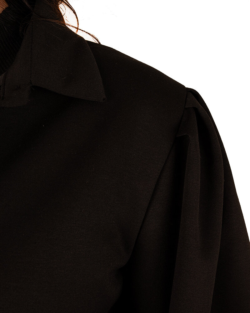 Zwarte jogging blouse van El-Vita