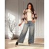 Blue wide leg  jeans van Miss Bon