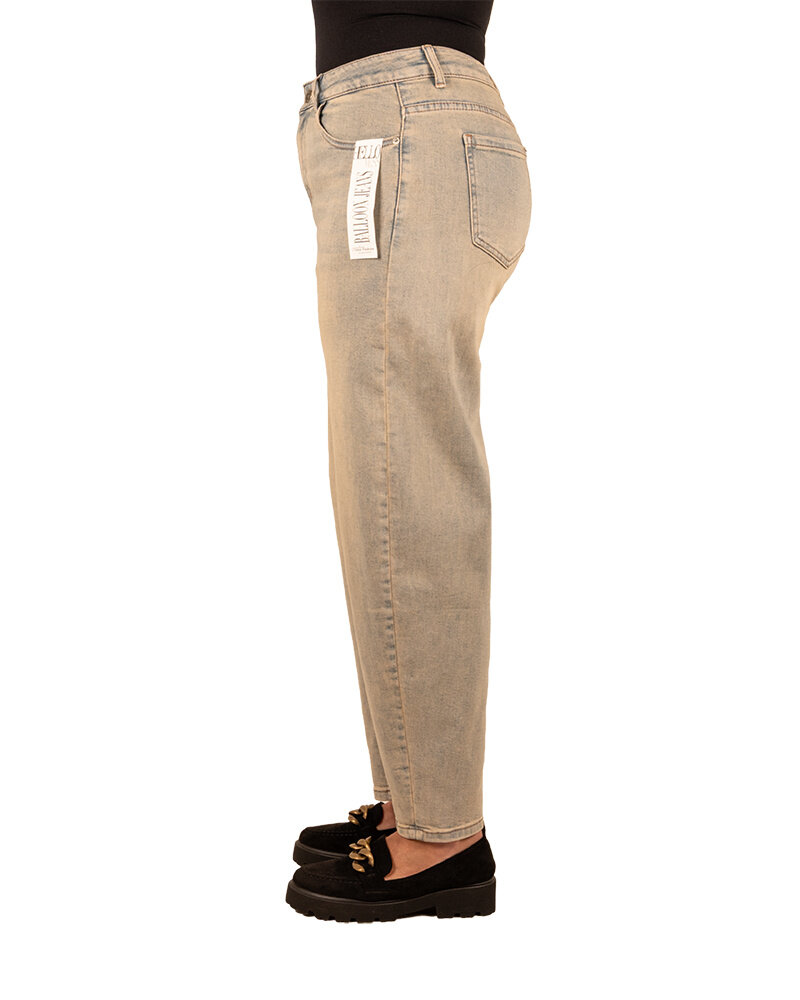 Blue jeans balloon fit dirty wash van Hello Miss