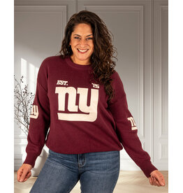 Bordeaux trui "NY" van Flamant Rose