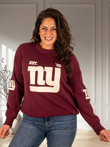 Bordeaux trui "NY" van Flamant Rose