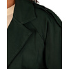 Donkergroene trenchcoat van El-Vita