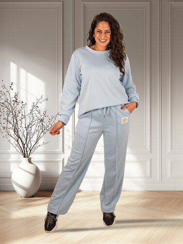 El-Vita Lichtblauw joggingpak lange mouw
