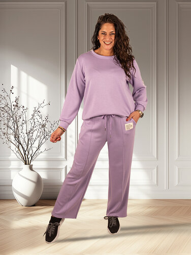 El-Vita Lila joggingpak lange mouw