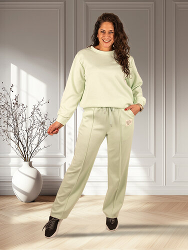 El-Vita Mintgroen joggingpak lange mouw