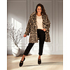 Panterprint fake fur jas van Zeta Otto