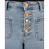 Light blue wide leg jeans met knopen van Miss Bon