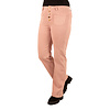 Roze wide leg jeans met knopen van Miss Bon