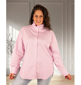 Drôle de Copine Roze gestreepte blouse