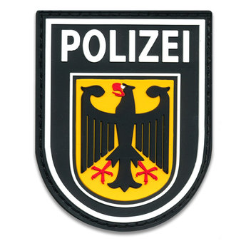 Rubberpatch Wappen Bundespolizei