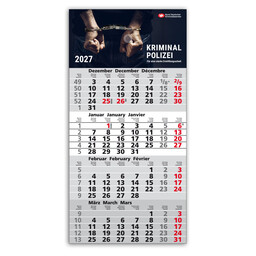 4-Monatskalender 2027 - Handschellen
