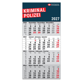 Kalenderaktion 4-Monatskalender 2027 - Klassik