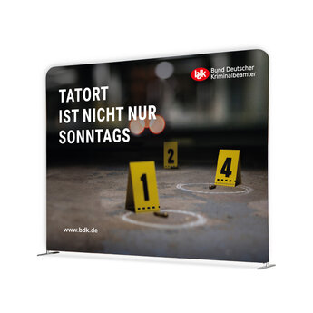 Zipper Wall "Straight" mit 2 Motiven