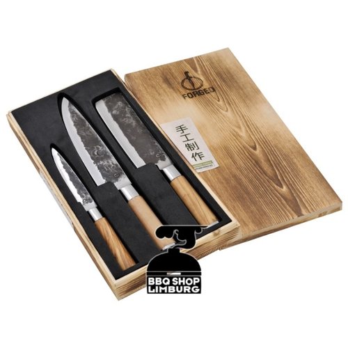 Forged Olive Forged 3-delige-messenset Forged Olive Forged 3-delige-messenset