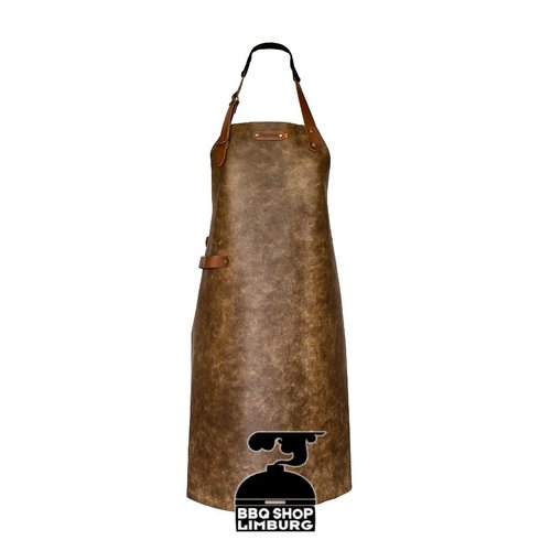 Xapron Xapron Lederen schort lang Atlanta Camel (S/L/XL)