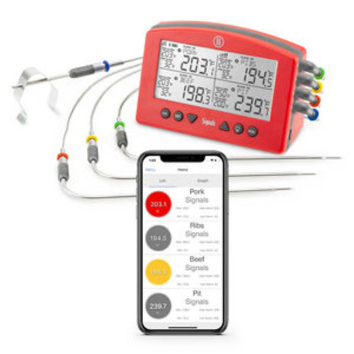 ETI Thermapen ThermoWorks Signals Wifi & BlueTooth Thermometer - 4 kanaals