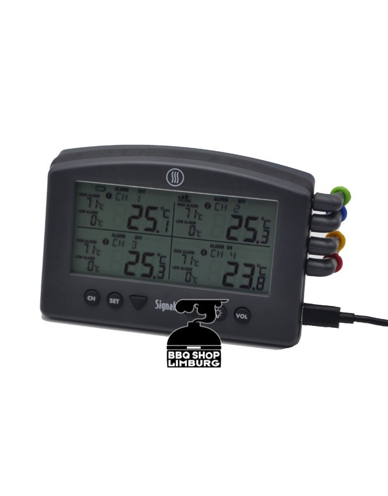ThermoWorks Signals Wifi & BlueTooth Thermometer 4 kanaals BBQ shop