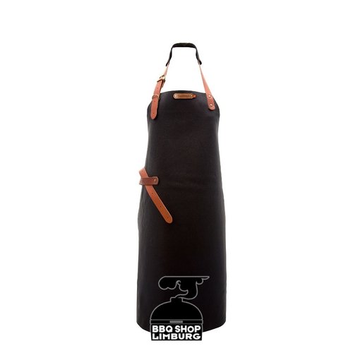 Xapron Xapron Lederen schort lang Montana Black (S/L/XL)