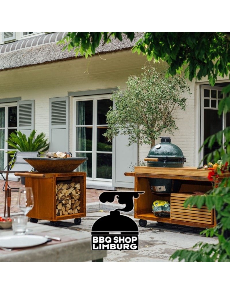 OFYR Kamado Tafel PRO Corten Big Green Egg L BBQ Shop Limburg