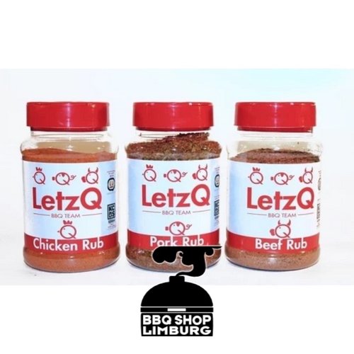 LetzQ LetzQ Chicken - Beef - Pork - All Purpose - Garlic - BBQ Rub Pot