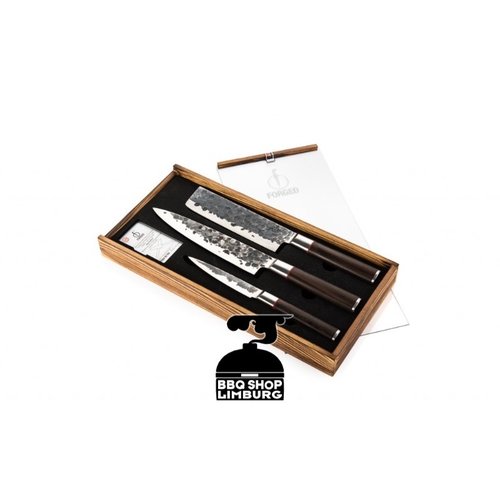 Forged Sebra Forged 3-delige-messenset Forged Sebra Forged 3-delige-messenset