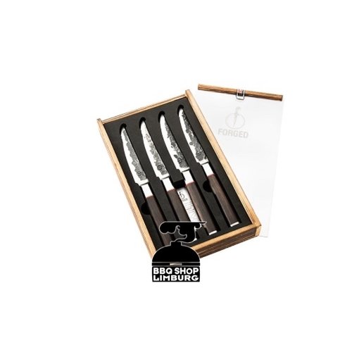 Forged Sebra Forged steakmessen set 4st - 11,5cm Forged Sebra Forged steakmessen set 4st - 11,5cm