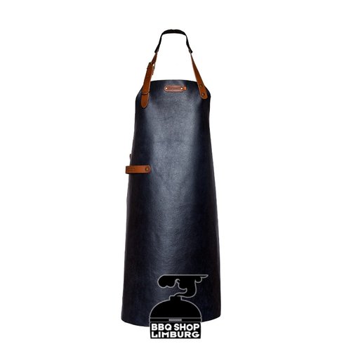 Xapron Xapron Lederen schort lang New York Navy (S)